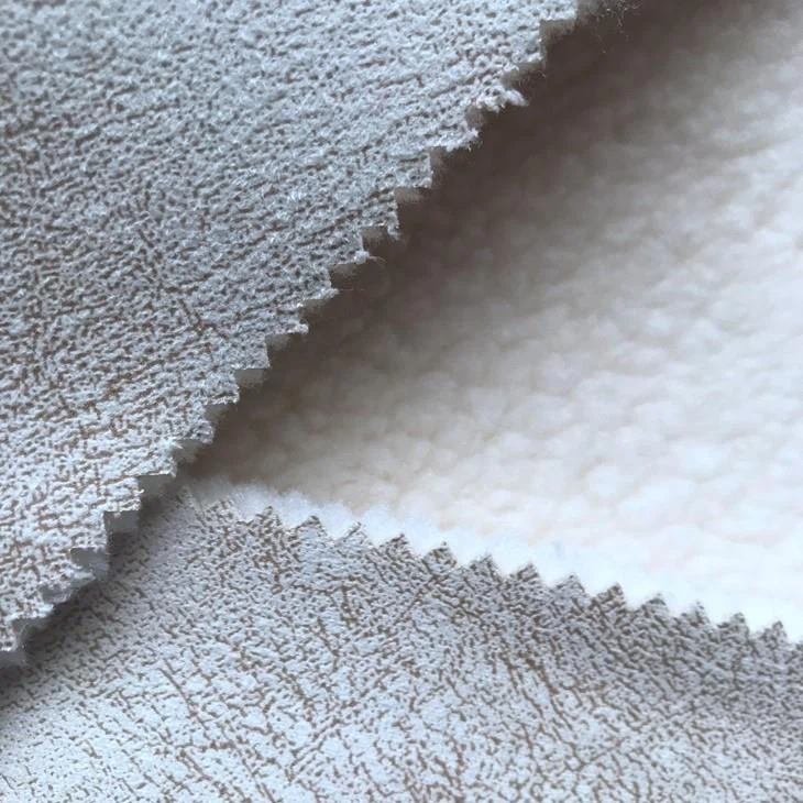 Faux Craft Sherpa Fur With Suede